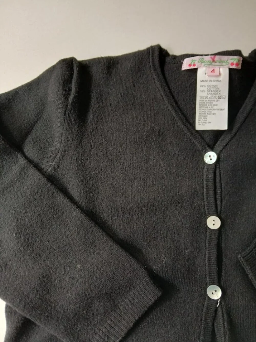 BONPOINT cotton/ spandex Cardigan kids -4